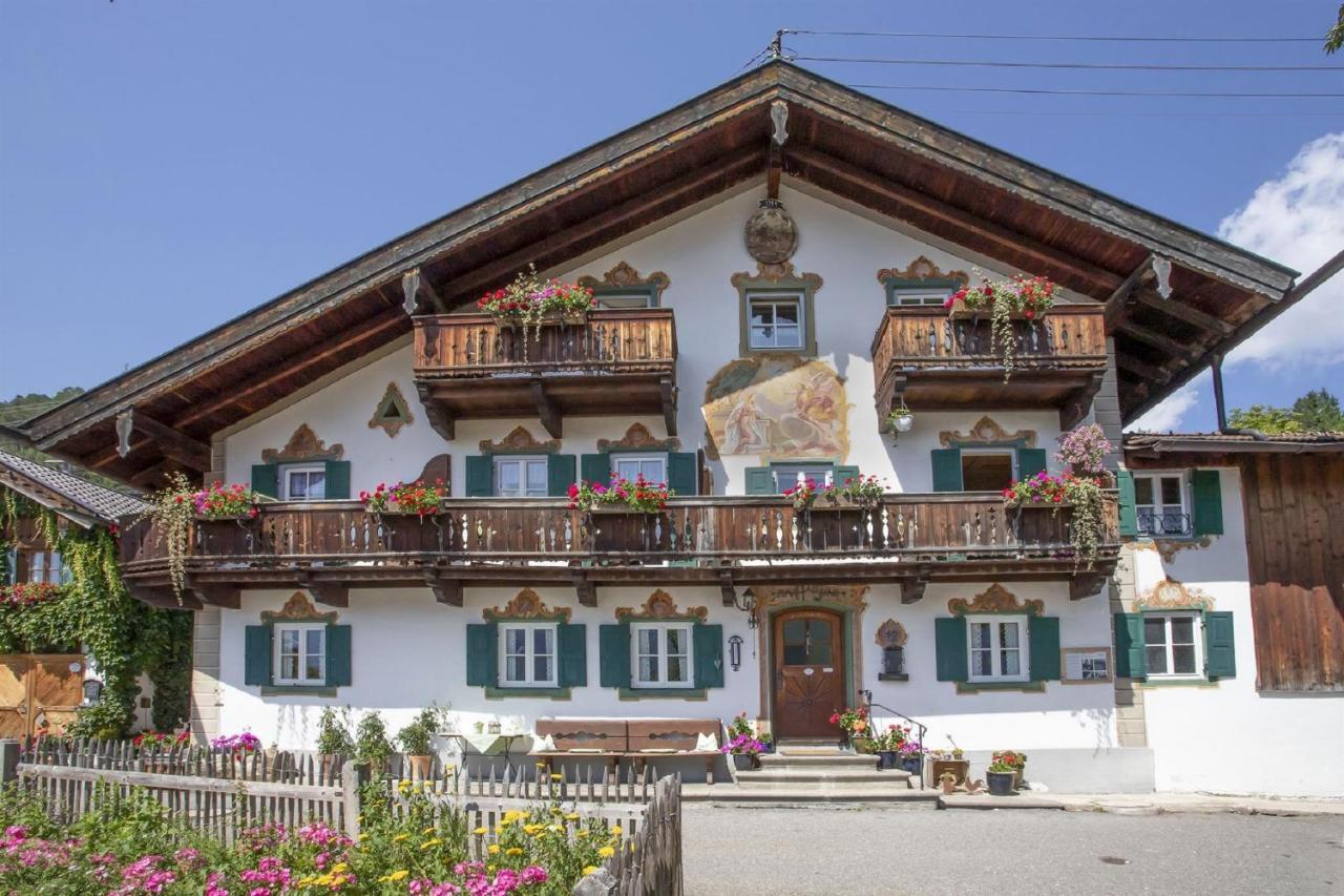 Ferienwohnung Haus Holler Wallgau Exterior foto