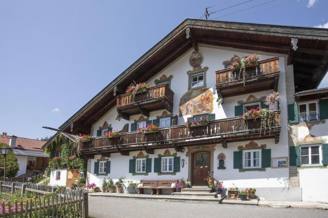 Ferienwohnung Haus Holler Wallgau Exterior foto