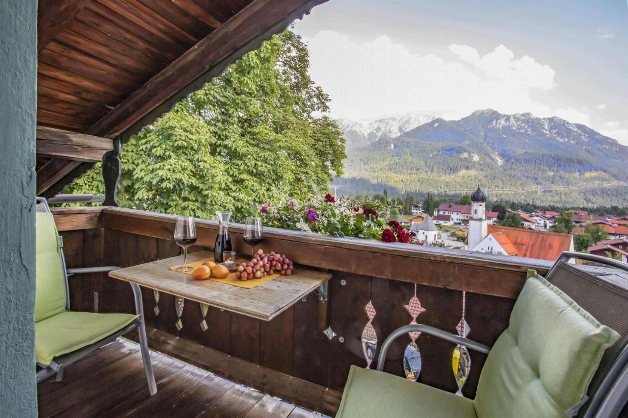 Ferienwohnung Haus Holler Wallgau Exterior foto